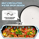 idrop 6 Pcs Premium Cast Iron Enamel Pot Cookware Set / 6 Keping Set Alat Memasak Periuk Enamel Besi Tuang Premium