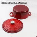 idrop 6 Pcs Premium Cast Iron Enamel Pot Cookware Set / 6 Keping Set Alat Memasak Periuk Enamel Besi Tuang Premium