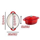 idrop Versatile Cast Oval Iron Wok Perfect for 32CM Ideal for Stir-Frying, Searing, and Slow Cooking / Wok Besi Cor Serbaguna Ideal untuk Menggoreng, Menumis, dan Memasak Perlahan