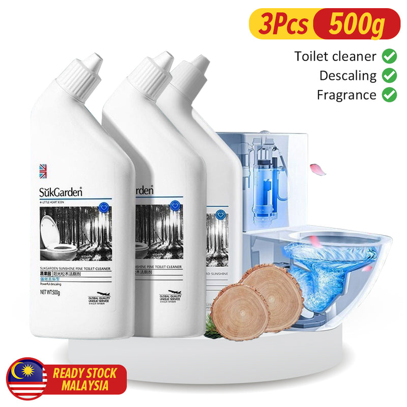 idrop 500g 3Pcs Sunshine Pine Toilet Cleaner / Pencuci Jamban Tandas / 500G蔬果园阳光松木洁厕剂3支 装(强效去垢型)