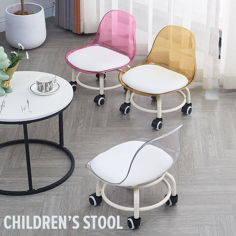 idrop Children's Stool 360° Rotational Spinning Seat / Kerusi Duduk Kanak-Kanak Senang Pusing / 万向轮儿童凳