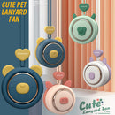 idrop Cute Bear Lanyard Fan Mini Rechargeable USB Portable Fan / Kipas Kecil Mudah Alih Corak Beruang / 萌趣小熊挂绳风扇
