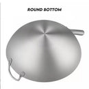 idrop 26CM/30CM/34CM/40CM Stainless Steel Single Handle Frying Pan / Kuali pemegang tunggal keluli tahan karat /不锈钢单柄炒锅