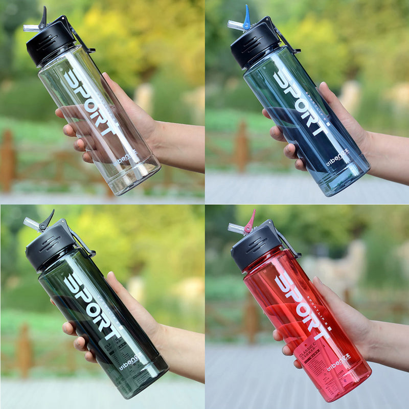 idrop 650 ml Sports Outdoor Water Bottle with Straw