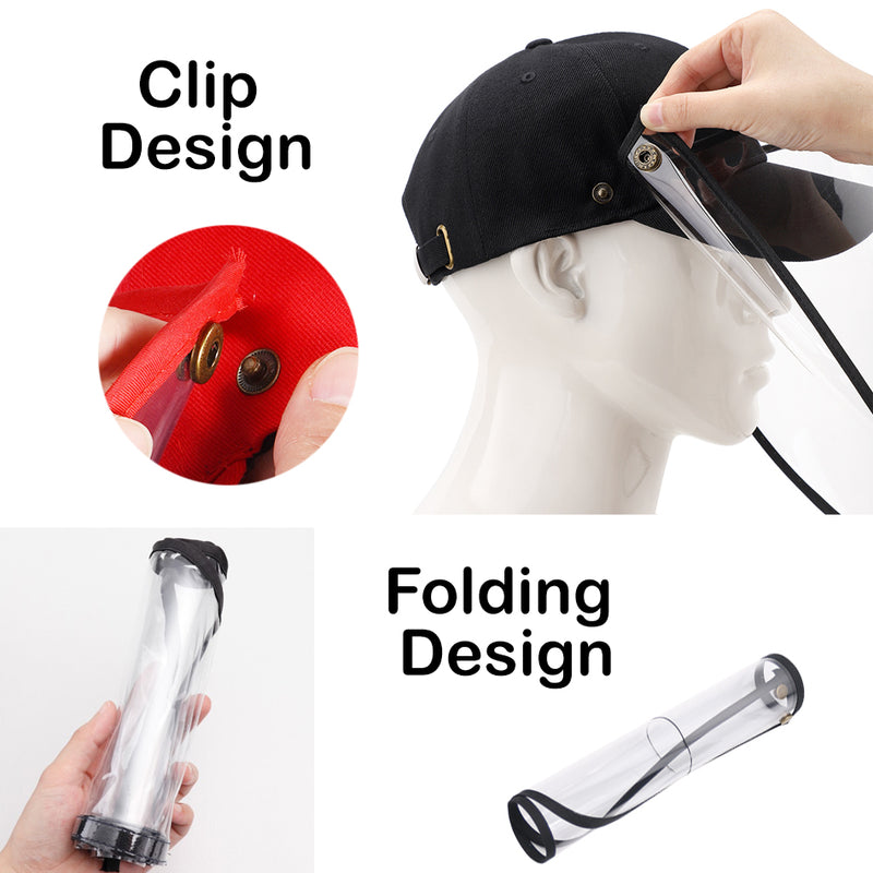 idrop Anti-Spitting Comfortable Protective Cap with Transparent Safety Face Cover [ Pre-Order ]