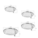 idrop Set of 4 Layer 20 cm 22 cm 24 cm 26 cm Steamer Steaming Rack Kitchen Tool Cookingware