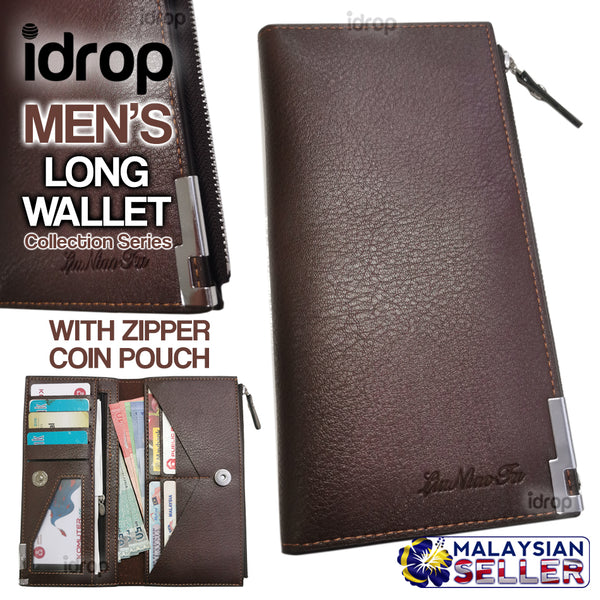 idrop Men's Long Wallet Collection Series [ LIUNIAOFU  ] [ 8922#-3 ]