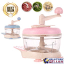 idrop MEAT & VEGETABLE GRINDER - Kitchen Hand Manual Blending Food Blender