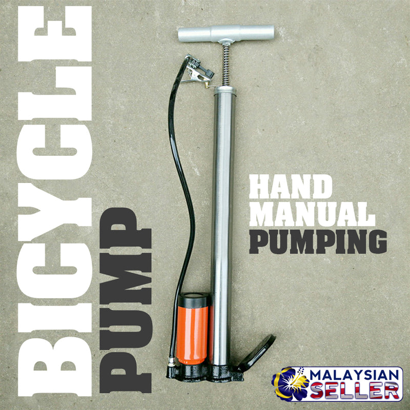 idrop Bicycle Hand Manual Tyre Air Pump