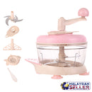 idrop MEAT & VEGETABLE GRINDER - Kitchen Hand Manual Blending Food Blender