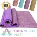 idrop 68" x 24" YOGA MAT - Color Pattern Texture ( 5mm )