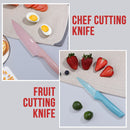 idrop 6PCS Colorful Lightweight Sharp Kitchen Knife Set