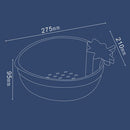 idrop Strawberry Shape Wash Draining Bowl Basket / Mangkuk Basuh Bentuk Strawberi / 草莓塑料沥水篮