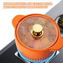 idrop Heat Resistant Casserole Ceramic Pot with Glass Lid [ 3L 4L 5L ] / Periuk Seramik Dengan Penutup / 玻璃盖耐热砂锅陶瓷锅