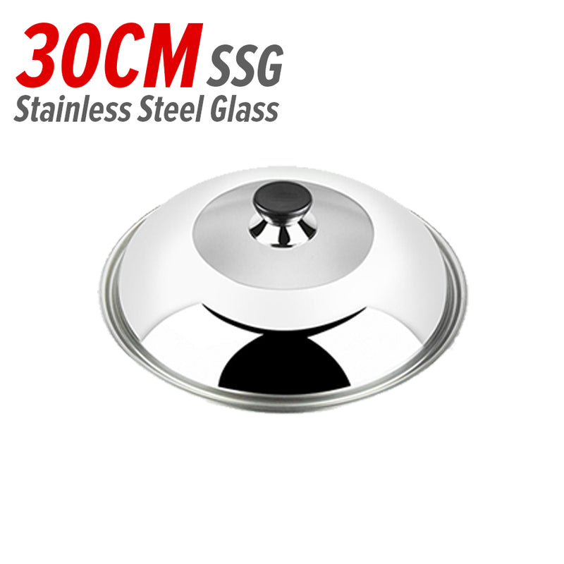 idrop Cooking Wok Double Ear Stainless Steel 304 26CM~36CM / Periuk Masak Keluli Tahan Karat 304 / 26CM-36CM不锈钢双耳砂光炒锅