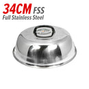 idrop Cooking Wok Double Ear Stainless Steel 304 26CM~36CM / Periuk Masak Keluli Tahan Karat 304 / 26CM-36CM不锈钢双耳砂光炒锅