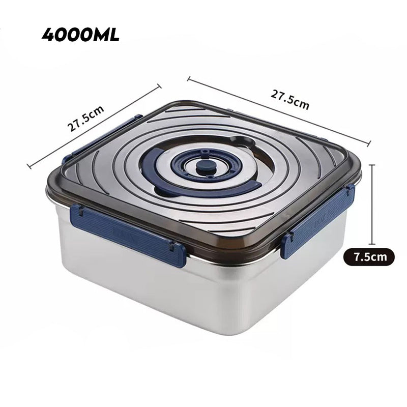 idrop 4L/5L/6L Stainless Steel Crisper Box / Kotak Crisper Keluli Tahan Karat / 不锈钢保鲜盒