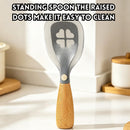 idrop Heat Resistant Silicone Rice Spoon Soup Ladle Spatula Slotted Spoon Stand Up Cooking Utensil Non Stick Kitchen Sudu Nasi Silikon Tahan Panas Senduk Sup Spatula Senduk Bertapis Alat Memasak Berdiri Sesuai Untuk Kuali Tidak Lekat Peralatan Dapur (S)