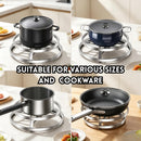 idrop【 16CM / 19CM 】Stainless Steel Pot Stand Heat Resistant Trivet Multi Function Steamer Rack Kitchen Pot Holder Kitchen Tool Alas Periuk Keluli Tahan Karat 16CM / 19CM Alas Tahan Panas Rak Kukus Serbaguna Pemegang Periuk Rak Peralatan Dapur Rumah (S)