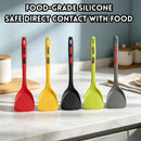 idrop Food Grade Heat Resistant Silicone Spatula Soup Ladle Turner Non Stick Cooking Utensil Kitchen Tool Set Set Spatula Silikon Gred Makanan Tahan Panas Senduk Sup Penyepit Masak Untuk Kuali Tidak Lekat Set Peralatan Dapur (S)