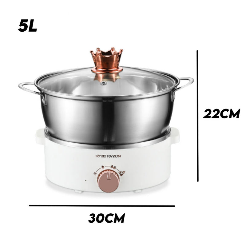 idrop Cooker Pot Multifunctional Electric Cooking Kitchenware [ 2L / 4L / 5L ]