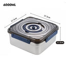idrop 4L/5L/6L Stainless Steel Crisper Box / Kotak Crisper Keluli Tahan Karat / 不锈钢保鲜盒