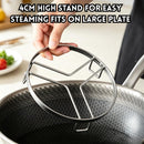 idrop【 12CM – 18CM 】304 Stainless Steel Steaming Rack Steamer Stand Pressure Cooker Rice Cooker Steam Rack Kitchen Tool Kukus Keluli Tahan Karat 304 12CM–18CM Rak Pengukus Untuk Periuk Nasi dan Periuk Tekanan Rak Kukus Rendaman Air Alat Dapur Rumah (S)