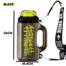 idrop 1800ML Plastic Bottle With Straw Plastic Cup Bottle BPA / Botol Plastik Dengan Botol Cawan Plastik Straw BPA/ 塑料瓶带 BPA 吸管塑料杯瓶