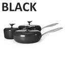 idrop [ 18CM + 28CM + 30CM ] Pebble Pot Nonstick Pot & Pan Set / Set Periuk masak Nonstick / 鹅软石不粘锅