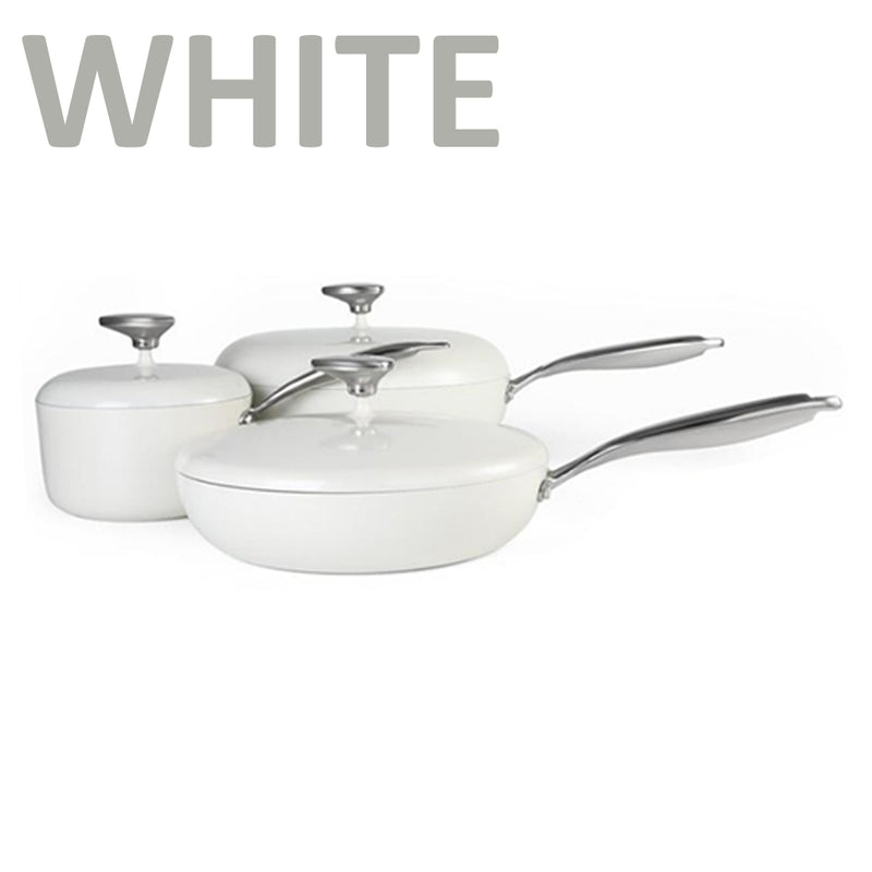 idrop [ 18CM + 28CM + 30CM ] Pebble Pot Nonstick Pot & Pan Set / Set Periuk masak Nonstick / 鹅软石不粘锅