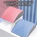 idrop Foam Back Massager Stretcher Pillow Lumbar Support Spinal Taction, Alat Urut Regangan Belakang Boleh Laras, Alat Urut Pinggang Leher Penyangga Tulang Belakang (S)