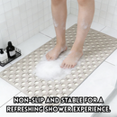 idrop Anti Slip Bathroom Mat Tikar Mandi Anti Gelincir Strong Suction Non Slip Quick Dry Water Absorbent Waterproof Anti Mould Soft Comfortable Floor Mat for Bathroom Toilet Shower Kitchen Balcony (S)