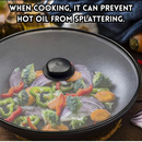 idrop Stainless Steel Oil Strainer Filter Mesh Penapis Minyak Tapis Minyak Goreng Anti Oil Splash Frying Basket Deep Fry Strainer Kitchen Cooking Tool (S)