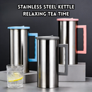 idrop 304 Stainless Steel Insulated Water Jug with Handle Large Capacity Cold Water Bottle Coffee Tea Kettle Teko Air Sejuk Keluli Tahan Karat 304 Berpenebat Bertangkai Kapasiti Besar Botol Air Sejuk Teko Kopi Teh (S)