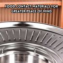 idrop 304 Stainless steel Penapis Minyak, Stainless steel Oil Filter Pan Kitchen Oil Drain Pan, Frying Oil Draining Rack Tray (S)