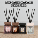 idrop 200ML Reed Diffuser Fragrance Essential Oil Long Lasting Home Fragrance No Flame Room Perfume Luxury Scent for Bedroom Hotel Aromatherapy Minyak Wangi Reed Diffuser 200ML Pewangi Rumah Tahan Lama Tanpa Api Haruman Bilik Hotel Aromaterapi Rumah (S)