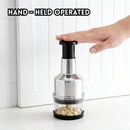 idrop Penghiris Sayur Dan Bawang, Penekan Bawang Putih Manual Dan Pencincang Makanan,hand Pressing Garlic Cutter Kitchen Chopper Stainless Steel Vegetable Slicer Onion