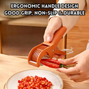 idrop Meatball Fish Tofu Fruit Slicer Cutter Banana Sausage Lemon Slicing Tool Kitchen Food Cutter Mesin Penghiris Bebola Ikan Tauhu Buah Pisang Sosej Lemon Alat Pemotong Makanan Dapur (S)