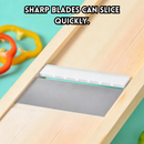 idrop Penghiris Buah Dan Sayur, Pisang Kerepek, Mesin Potong Kentang Salad Chopper, Adjustable Peeler Cutter Potato , Slicer Fruit Vegatable Kayu Pisau