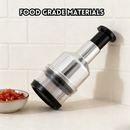 idrop Penghiris Sayur Dan Bawang, Penekan Bawang Putih Manual Dan Pencincang Makanan,hand Pressing Garlic Cutter Kitchen Chopper Stainless Steel Vegetable Slicer Onion