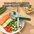 idrop Meatball Fish Tofu Fruit Slicer Cutter Banana Sausage Lemon Slicing Tool Kitchen Food Cutter Mesin Penghiris Bebola Ikan Tauhu Buah Pisang Sosej Lemon Alat Pemotong Makanan Dapur (S)