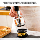 idrop Penghiris Sayur Dan Bawang, Penekan Bawang Putih Manual Dan Pencincang Makanan,hand Pressing Garlic Cutter Kitchen Chopper Stainless Steel Vegetable Slicer Onion