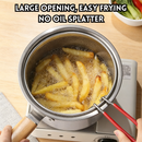 idrop 18CM 304 Stainless Steel Milk Pot Deep Fry Pot Small Frying Pot Baby Food Cooking Pot Non Coating Oil Saving Pot Periuk Susu Keluli Tahan Karat 304 Periuk Goreng Minyak Kecil Periuk Masak Makanan Bayi Tanpa Salutan Jimat Minyak (S)