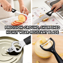idrop 5PCS Kitchen Knife Set Stainless Steel Knife Meat Slicing Knife Chopping Board with Knife Sharpener Kitchen Tool Set Peralatan Dapur Set Pisau Keluli Tahan Karat 5PCS dengan Papan Pemotong Pisau Hiris Daging Papan Cincang Set Dapur Rumah Asrama (S)