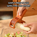 idrop Meatball Fish Tofu Fruit Slicer Cutter Banana Sausage Lemon Slicing Tool Kitchen Food Cutter Mesin Penghiris Bebola Ikan Tauhu Buah Pisang Sosej Lemon Alat Pemotong Makanan Dapur (S)