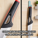 idrop 5PCS Kitchen Knife Set Stainless Steel Knife Meat Slicing Knife Chopping Board with Knife Sharpener Kitchen Tool Set Peralatan Dapur Set Pisau Keluli Tahan Karat 5PCS dengan Papan Pemotong Pisau Hiris Daging Papan Cincang Set Dapur Rumah Asrama (S)