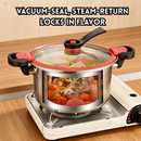 idrop [ 5L / 7L ] Micro Pressure Pot Stainless Steel Soup Pot Multi Function Stew Cooking Pot Large Capacity Induction Gas Stove Periuk Tekanan Mikro 5L Keluli Tahan Karat Periuk Sup Periuk Rebus Kapasiti Besar Sesuai Dapur Induksi dan Dapur Gas (P)