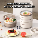 idrop 【400ML +400ML + 600ML 】304 Stainless Steel Bekas Bento Makanan , Bekas Makanan Keluli Tahan Karat , Stainless Steel Lunch Box Set Portable Lunch Container With Insulated Bag