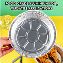 idrop (8 in) 20 PCS Kertas Penggoreng Udara Pakai Buang , Kertas Penggoreng Udara ,Kuali Kerajang Aluminium Penggoreng Udara, Air Fryer Disposable Baking Aluminium Foil Tin Tray Non- Stick Air Fryer Paper Tray Kitchen Accessories (S)