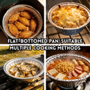 idrop (8 in) 20 PCS Kertas Penggoreng Udara Pakai Buang , Kertas Penggoreng Udara ,Kuali Kerajang Aluminium Penggoreng Udara, Air Fryer Disposable Baking Aluminium Foil Tin Tray Non- Stick Air Fryer Paper Tray Kitchen Accessories (S)